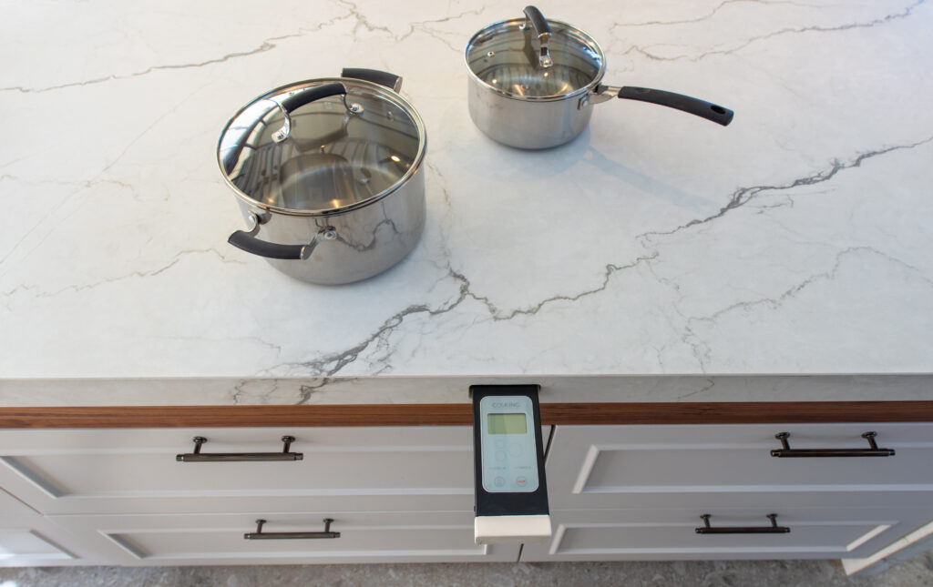 Inducción invisible Cooking Surface con Push Control